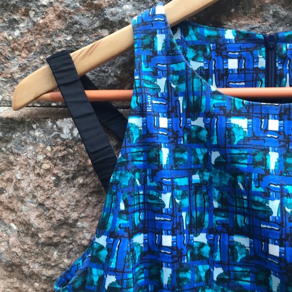 Risto Kyra Hydra-Print Apron Dress Formal Shift - Picture 6 of 8